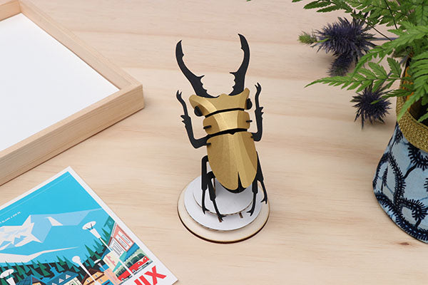 Hirschkäfer gold - 3D Insekt