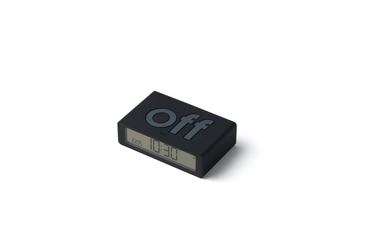 Wecker Flip Mini - Schwarz