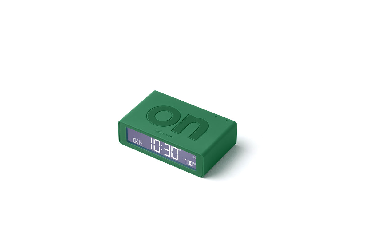 Wecker Flip Mini - Smaragd Grün