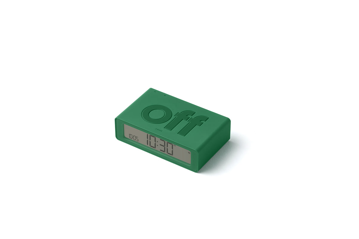 Wecker Flip Mini - Smaragd Grün