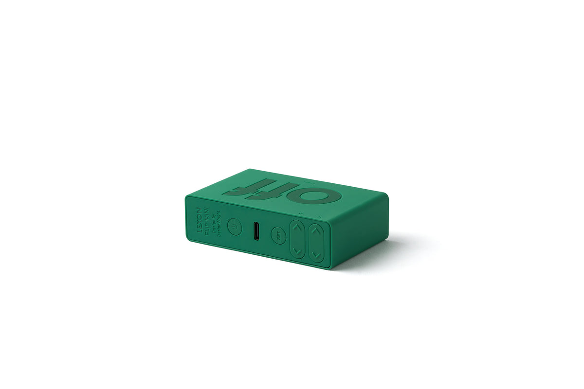 Wecker Flip Mini - Smaragd Grün