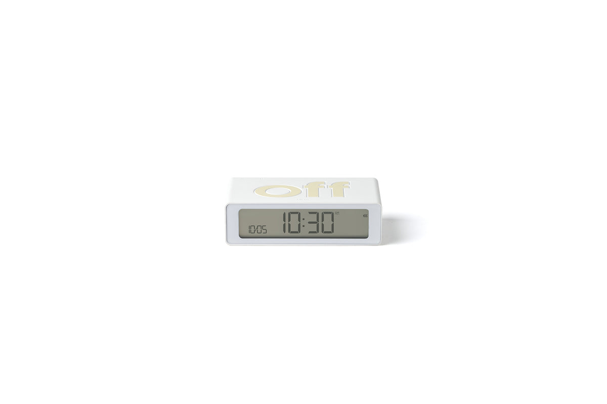 Wecker Flip Mini - Weiß