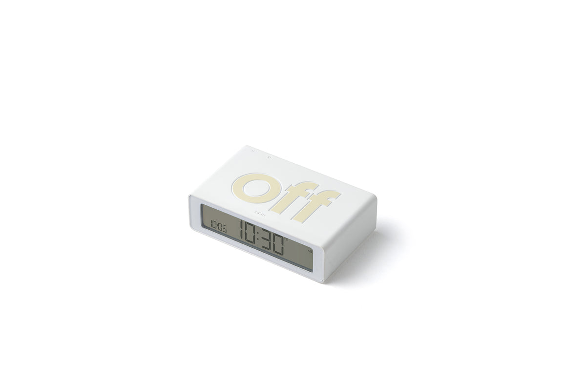 Wecker Flip Mini - Weiß