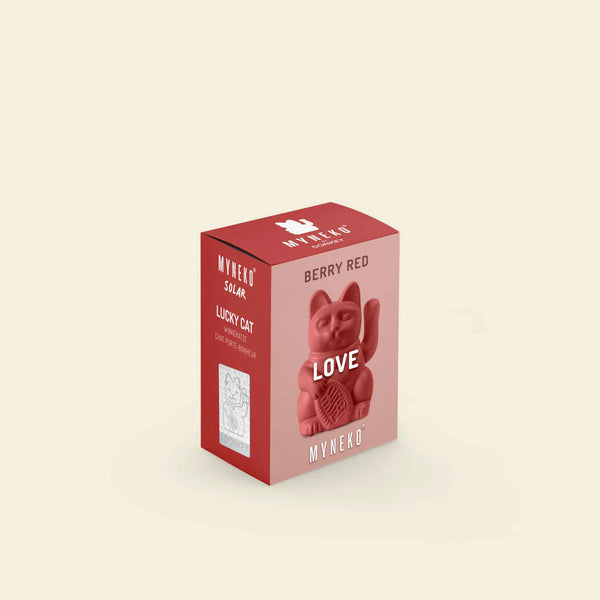 Lucky Cat SOLAR Berry Red