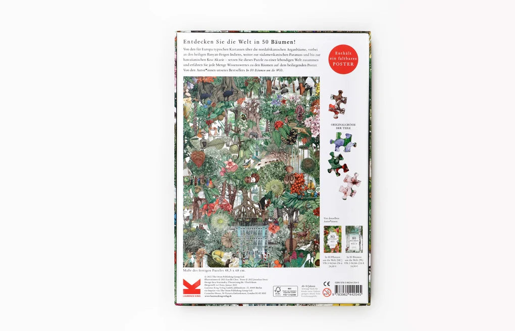 Puzzle - In 50 Bäumen um die Welt