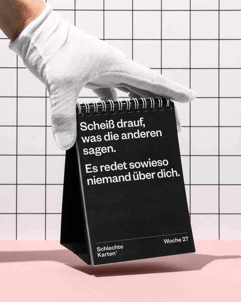 Demotivierender Tischkalender 2026