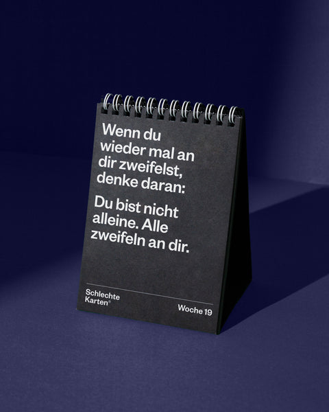 Demotivierender Tischkalender 2026