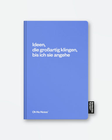 Oh No Notes Notizbuch »Großartige Ideen«