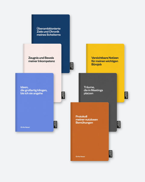 Oh No Notes Notizbuch »Großartige Ideen«