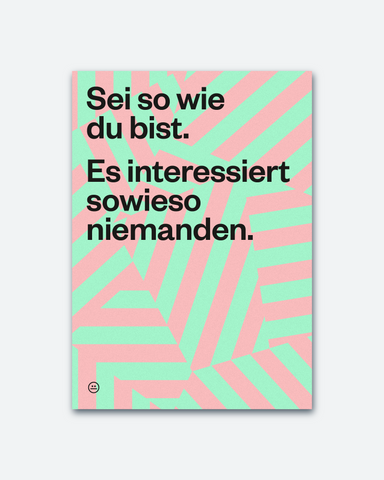 Postkarte »Sei wie du bist«