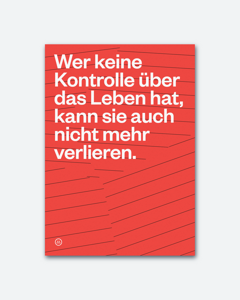Postkarte »Keine Kontrolle«