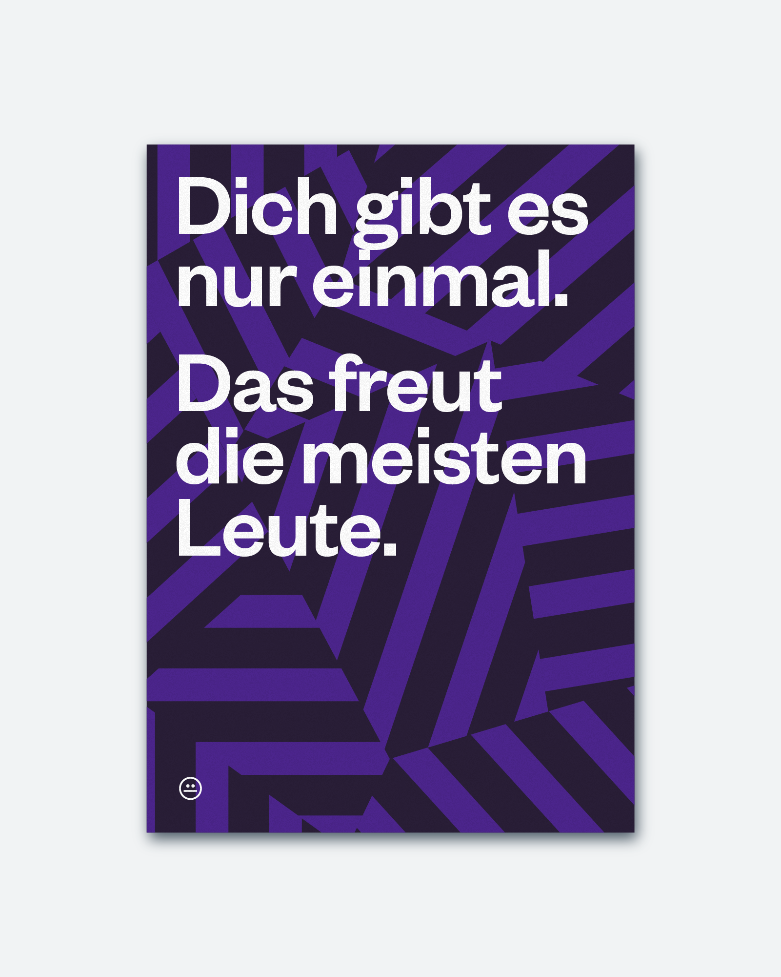 Postkarte »Dich gibt es nur einmal«