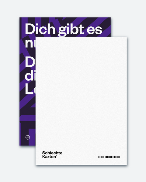 Postkarte »Dich gibt es nur einmal«