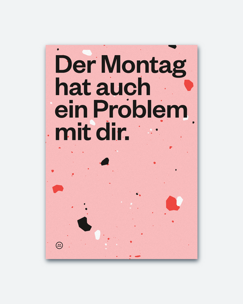 Postkarte »Montag«