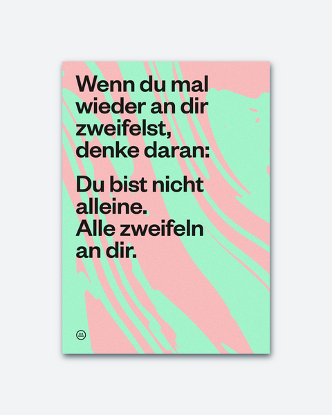 Postkarte »Zweifel«