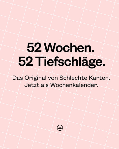 Demotivierender Tischkalender 2026
