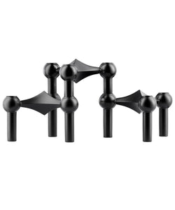 Kerzenständer 3-er Set schwarz