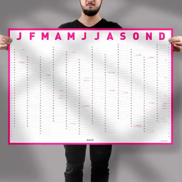 Wandkalender - Neon