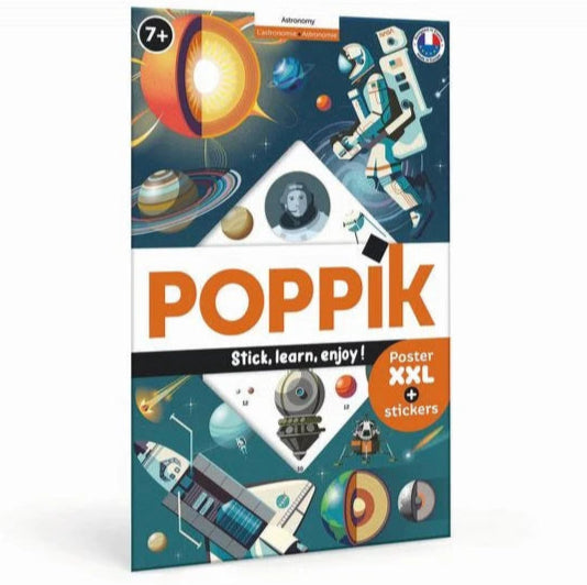 XXL Lernposter mit Stickern - Astronomie