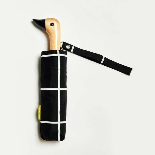 Duck Umbrella - Schwarz mit Gitter