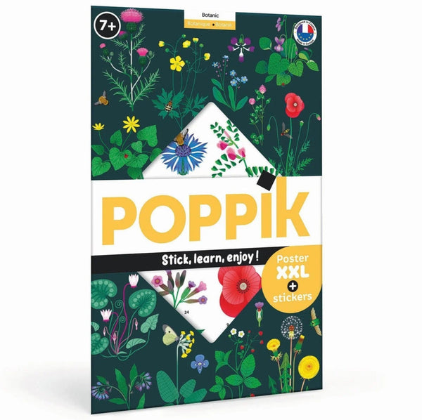 XXL Lernposter mit Stickern - Botanik