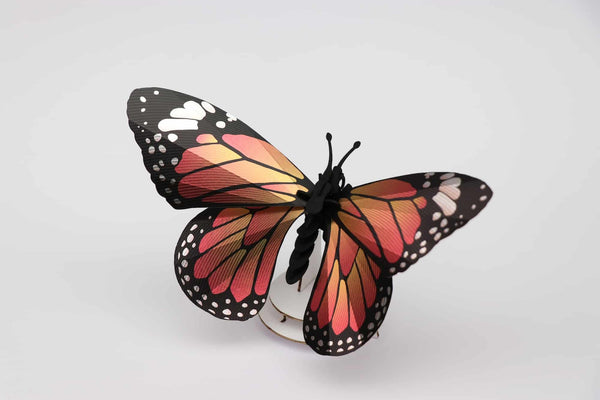 3D Schmetterling Monarchfalter zum selbst zusammenbauen