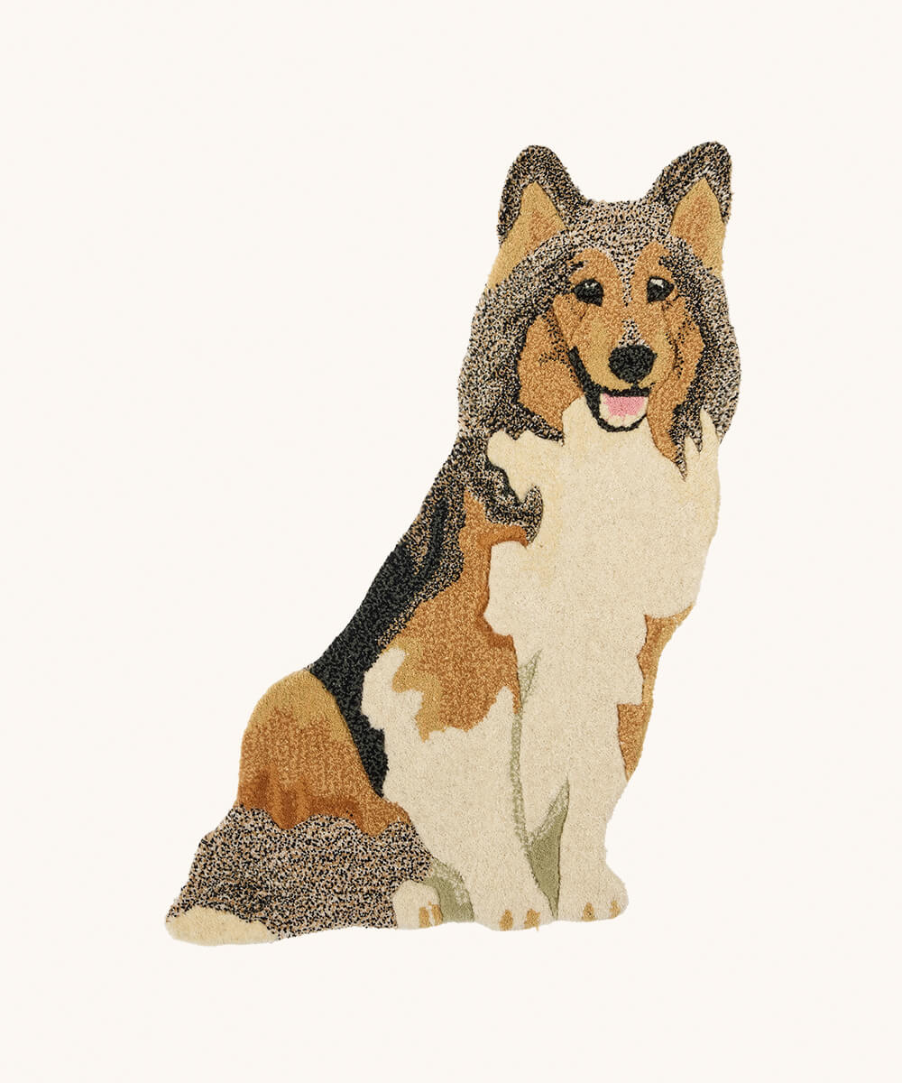 kleiner Teppich  - Collie