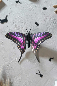 3D Schmetterling zum selber zusammenbauen - Schwertträger - violett