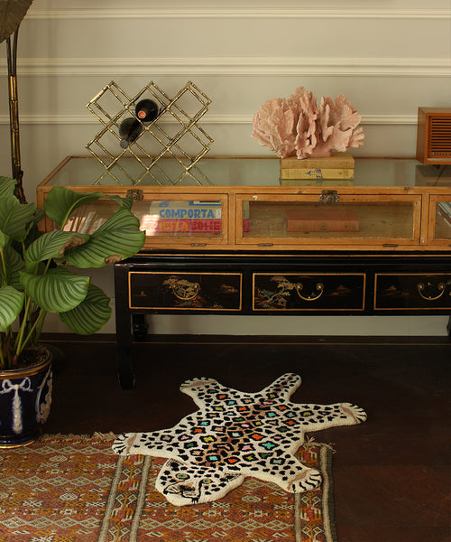 Kleiner Teppich - Disco Leopard