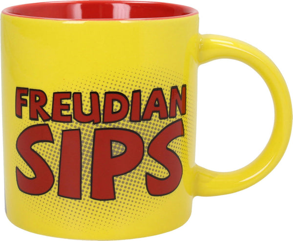 Freudian Sips - der Kaffeebecher mit Sigmund Freud. "When you say one thing but mean your Mother"