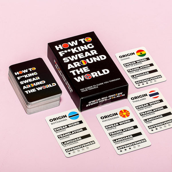 How to f*** swear around the world - Kartenspiel