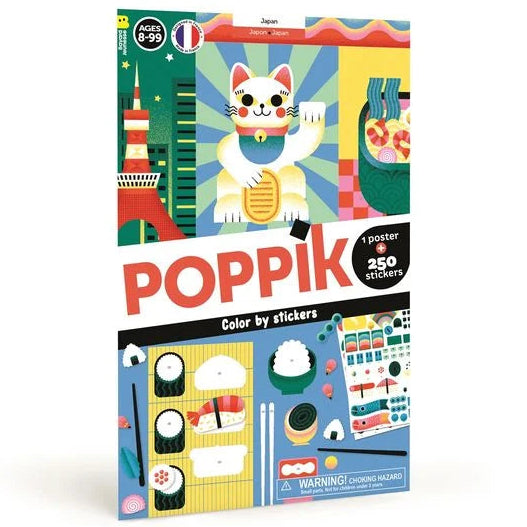 XXL Poster mit Stickern - Japan