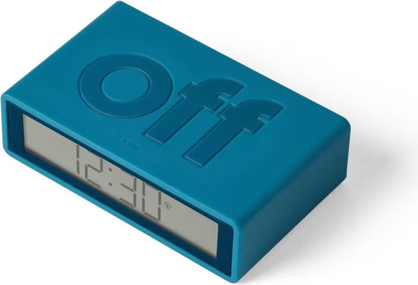 Lexon Reisewecker in der Farbe Petrol