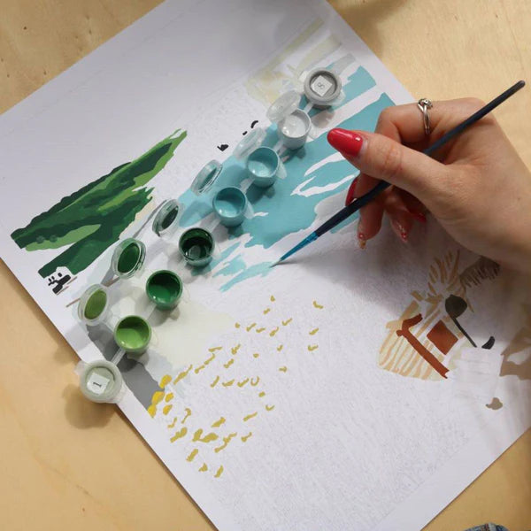 Malen nach Zahlen - Set (Picnic@Étretat)