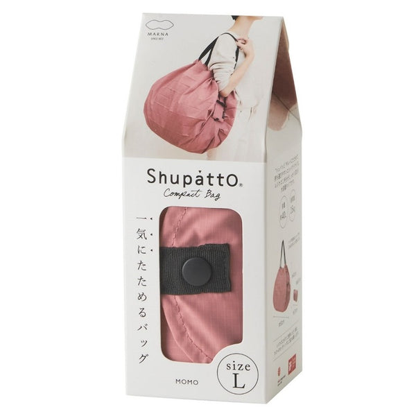 Shupatto Falttasche Momo Peach – Faltbare Einkaufstasche