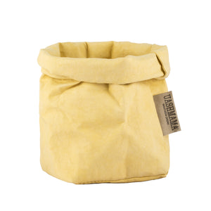 Washable paperbag von Uashmama, in der Farbe "cedro" - ein helles gelb