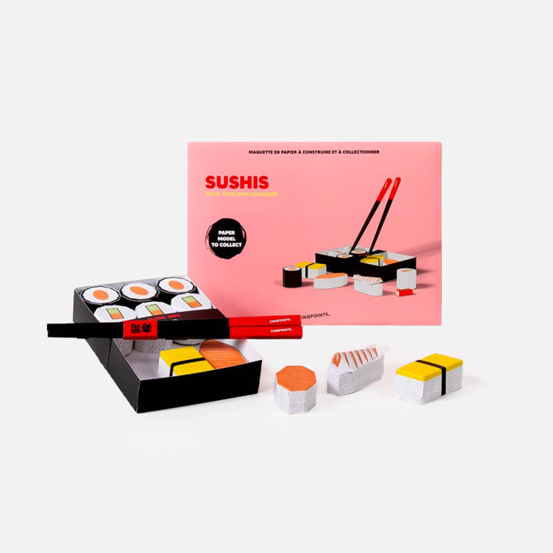 3D Papercraft Model - Sushiset