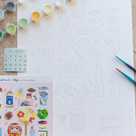 Malen nach Zahlen - Set (Wochenende in Tokyo)