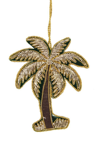 Bestickte Palme mit Pailetten, Anhaenger 