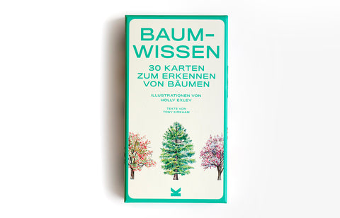 Verpackung von "Baumwissen", 30 Karten zum erkennen von Baum