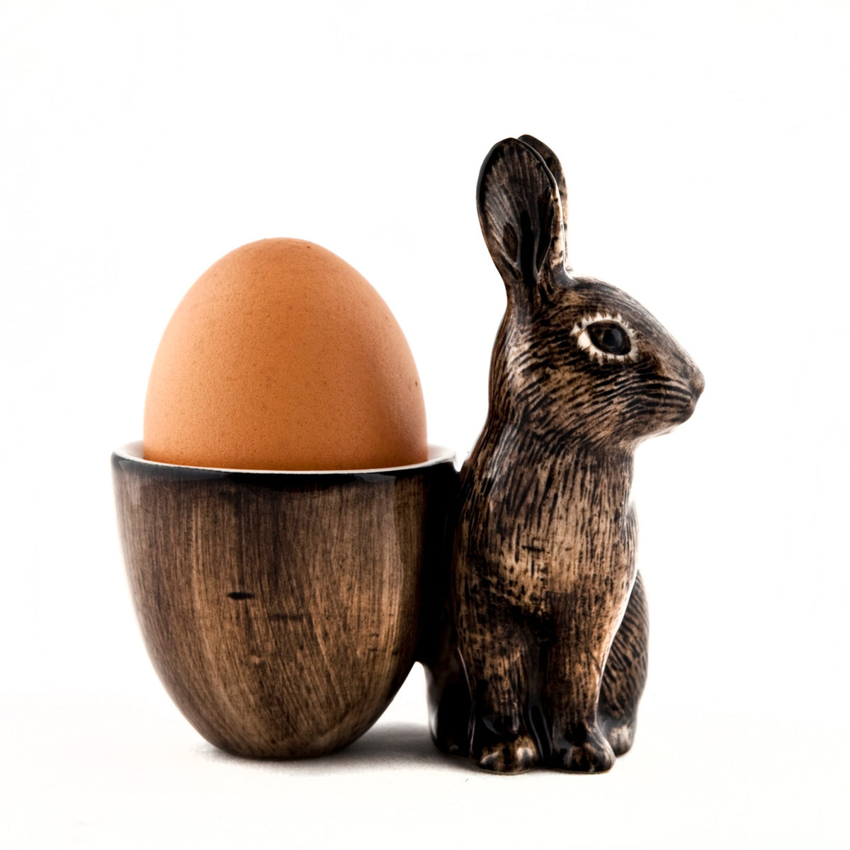 Eierbecher Wildhase in braun