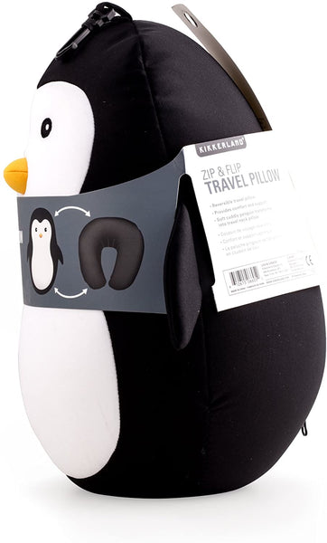 Pinguin Nackenkissen von Seite