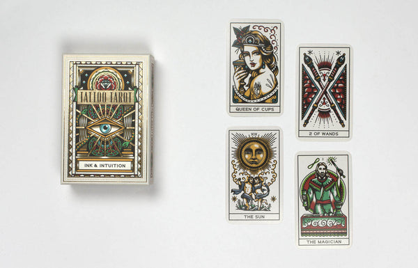 Tattoo Tarot mit Beispielkarten