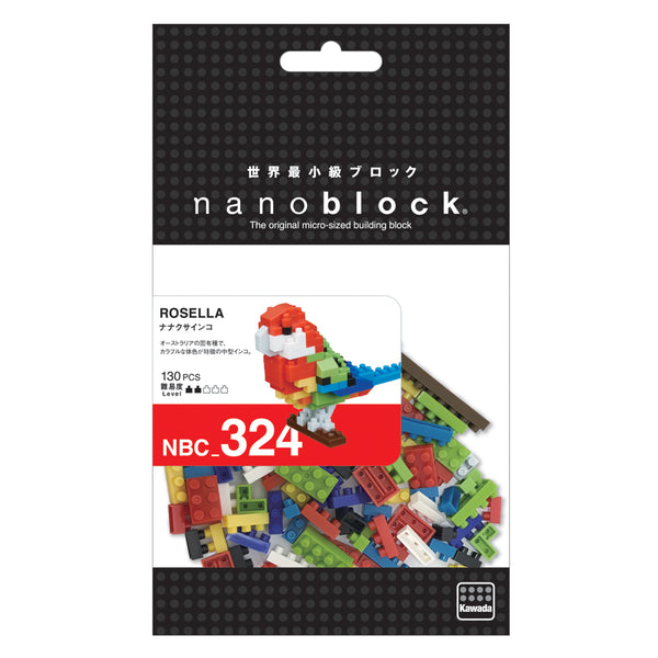 Nanoblock Lego Sittich Rosella 