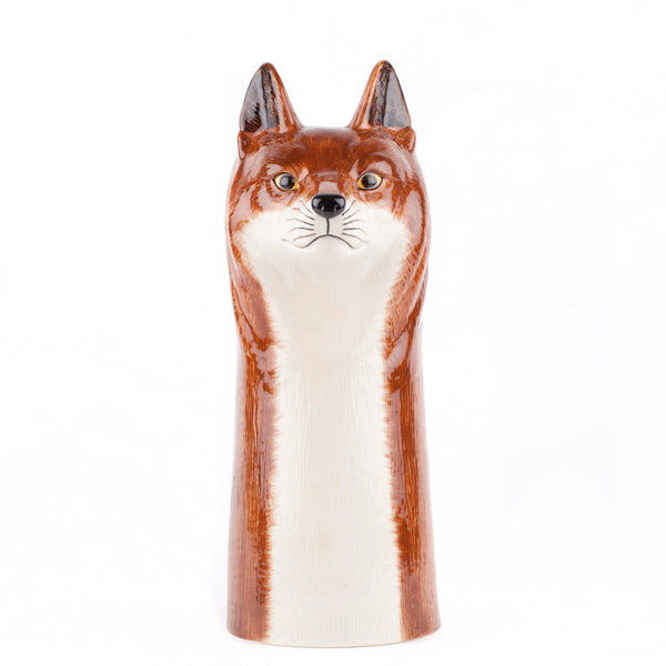 Vase in Form eines Fuchs, von vorne
