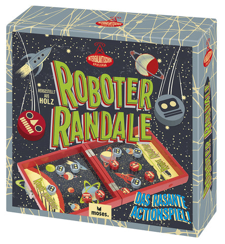 Verpackung des Spiels "Roboter Randale"