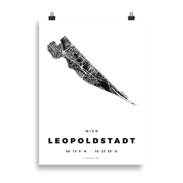Stadtbezirk Poster "Leopoldstadt"