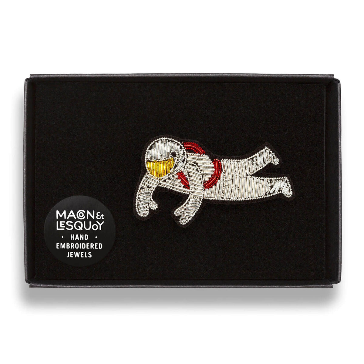 Brosche Astronaut