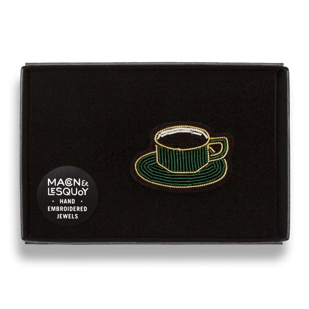 Brosche Kaffeetasse