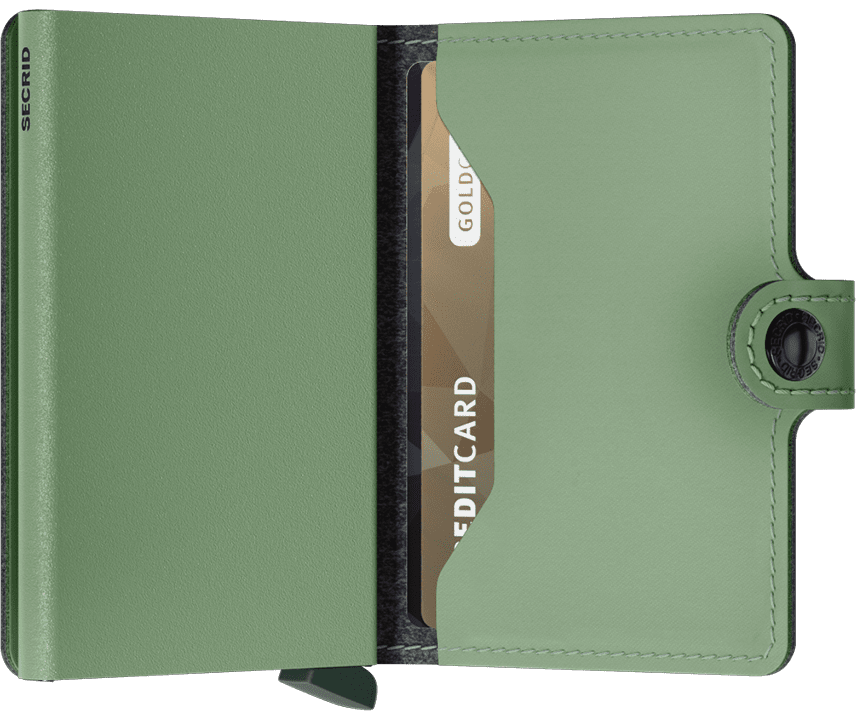 Miniwallet in Pistachio